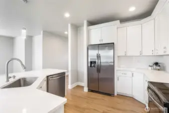 Lots of counter space.
