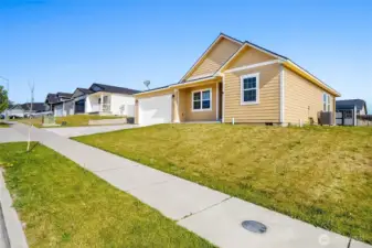 Big front yard