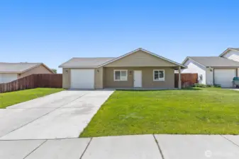 Main Entry & Extra Front Parking Spaces