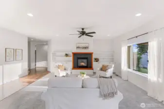 Cozy Gas Fireplace