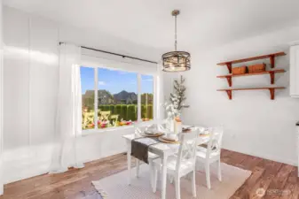 Picture windows bring the outside beauty in