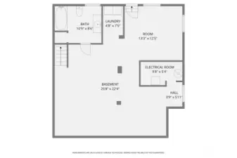 Basement floor plan