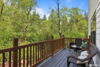 Morning coffee, alfresco dining, late night stargazing? You can have it all, along with the knowledge that these forested views sre protected...no building in front of or next to your beautiful home.