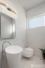 Main floor powder room.