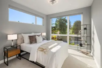 Third ensuite bedroom upstairs.