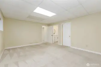 Downstairs extra room