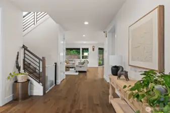 Enter and adore this charming two-story home.