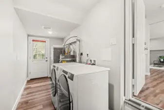 Utility room - back door to the back yard