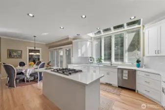 kitchen and breakfast nook