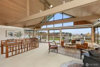 Beautiful wood ceilings!
