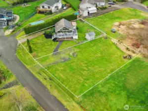 Two lots, 1/2 acre, gorgeous west facing views of the Olympic Mountains and Hood Canal peekaboo views!