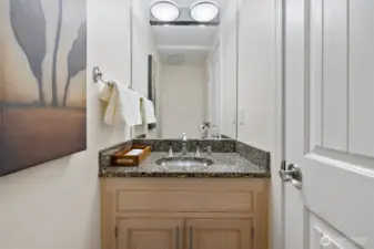 Main floor powder room.