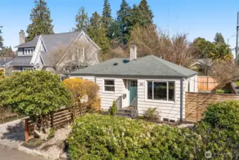 Ideal corner lot property.