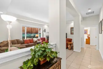 Hallway Opens to All Rooms on Main Floor