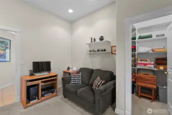 Den/Office or Guest Room with Deep Walk-In Closet