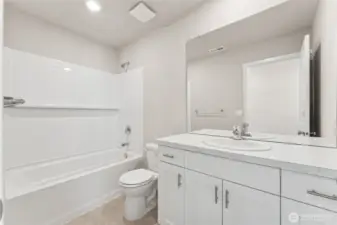 Main bath. Photo's are for representational purposes only. Colors and finishes may differ.