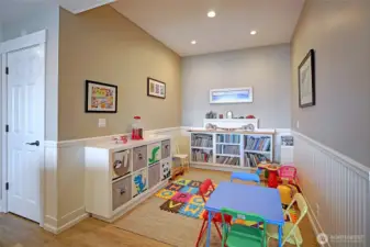 The "Playroom" or flex space.