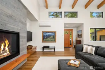 Living Room towards entry.