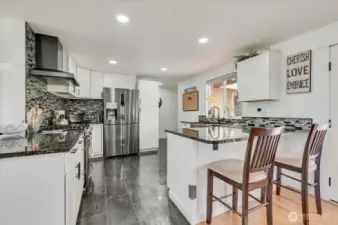 The upgrades in this kitchen are amazing.