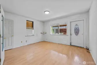Spacious primary bedroom that leads to wrap around deck. Perfect for relaxing any time of day.