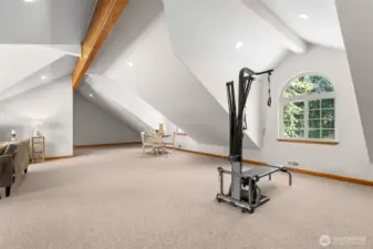 It's huge. Perfect multispace room.