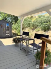 Covered back deck