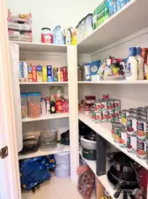 spacious pantry