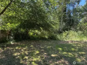 Back of property is forest.