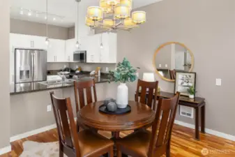 Spacious dining area for your guests.