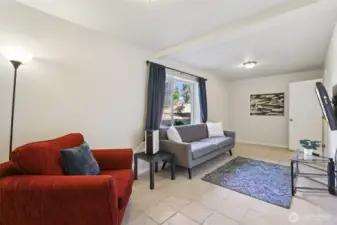 ADU: downstairs family room