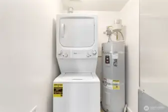 This home has its own in unit laundry! No dragging baskets and bags to a common laundry room or laundromat!