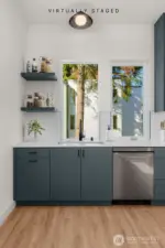 ADU kitchen for cooking + gathering.