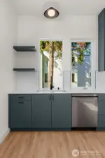 ADU kitchen for cooking + gathering.