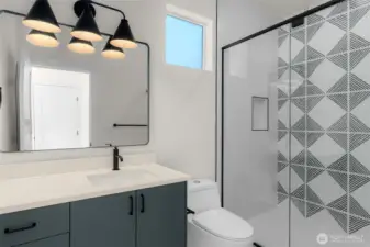Primary 3/4 bath.