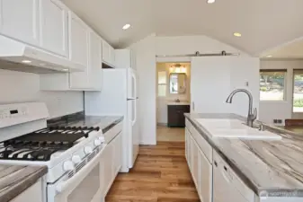 Let's go check out the bathroom....
