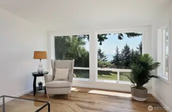 And, of course, large windows to take in the view.