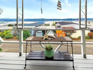 Front Deck overlooking bay