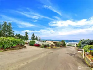 Looking towards home and bay