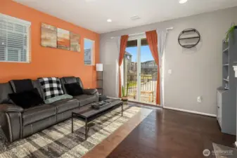 Private balcony for morning coffee or walking sunsets