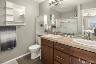 Primary Bathroom with walkin shower