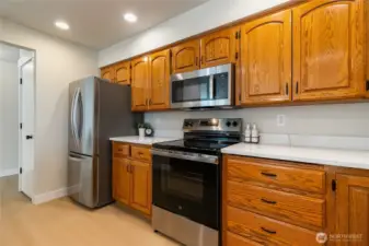 Brand new stainless appliances