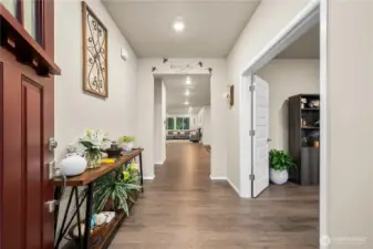 Inviting entryway.