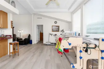 This is the great room, Large enough for all your needs.