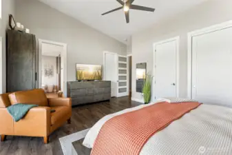 WALK-IN CLOSET, 2ND CLOSET WITH BI-PASS DOORS AND A SHOE CLOSET!!