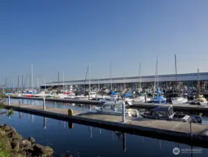 Edmonds marina is a great place to store your boat or just enjoy the marina.
