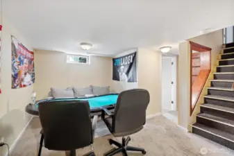 Downstairs extra living space