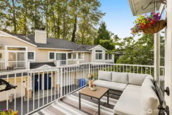 Beautiful spacious balcony