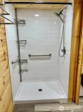 large walk in shower
