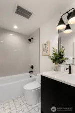 Full second bath.