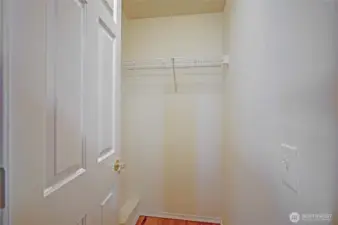 Guest bedroom #2 offers a walk in closet!